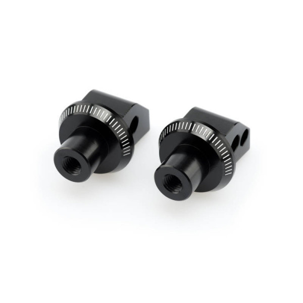 Puig Pillion Footpeg Adaptors Black